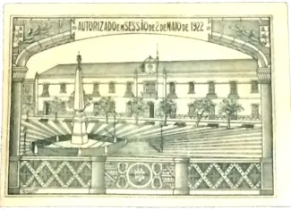 Faro, District of 10 Centavos, 1922 reverse