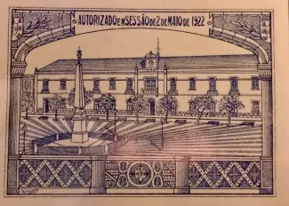 Faro, District of 5 Centavos, 1922 reverse