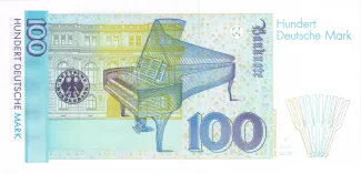 Federal Republic of Germany 100 Mark, 1996 reverse