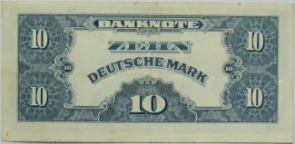 Federal Republic of Germany 10 Mark, 1948 reverse