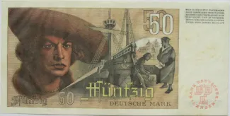 Federal Republic of Germany 50 Mark, 1948 reverse