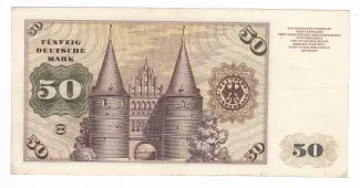 Federal Republic of Germany 50 Mark, 1960-1980 reverse