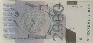 Federal Republic of Germany 0 Undefined, 2000 reverse