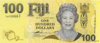 Fiji 100 Dollars - Elizabeth II, 2007 obverse