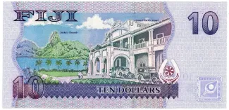 Fiji 10 Dollars - Elizabeth II, 2007-2011 reverse