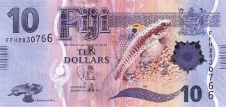 Fiji 10 Dollars, 2013 obverse