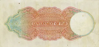 Fiji 10 Shillings - George V, 1934-1935 reverse