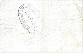 Fiji 10 Shillings, 1918-1933 reverse