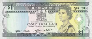 Fiji 1 Dollar - Elizabeth II, 1983 obverse