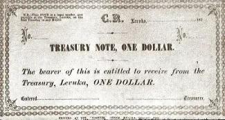 Fiji 1 Dollar, 1871 obverse