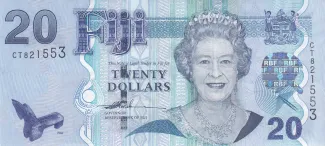 Fiji 20 Dollars - Elizabeth II, 2007 obverse