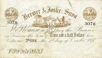 Fiji 2.5 Dollars, 1871 obverse