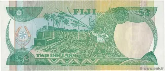 Fiji 2 Dollars - Elizabeth II, 1980-1983 reverse
