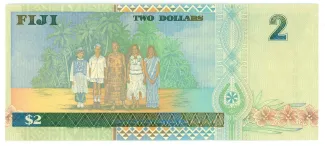 Fiji 2 Dollars - Elizabeth II, 1996 reverse