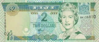 Fiji 2 Dollars - Elizabeth II, 2002 obverse