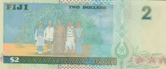 Fiji 2 Dollars - Elizabeth II, 2002 reverse