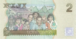 Fiji 2 Dollars - Elizabeth II, 2007-2011 reverse