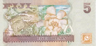 Fiji 5 Dollars - Elizabeth II, 2007-2011 reverse