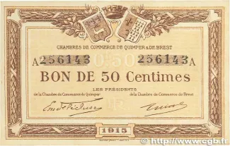 French notgeld 50 Centimes, 1922 image