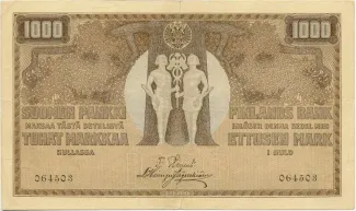Finland 1.000 Markkaa, 1909 image