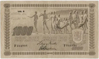 Finland 1.000 Markkaa,, 1922 image