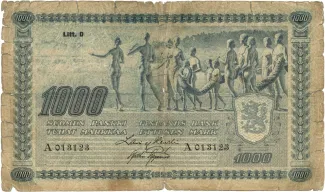 Finland 1.000 Markkaa,, 1922 image