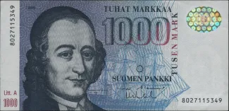 Finland 1.000 Markkaa, 1986 image