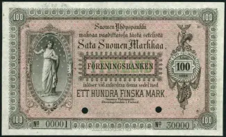 Finland 100 Markkaa, 1882 image