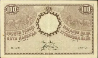 Finland 100 Markkaa, 1909 image