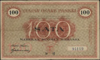Finland 100 Markkaa, 1918 image