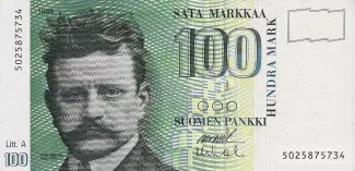 Finland 100 Markkaa, 1986 image