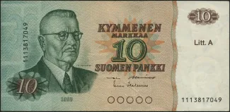 Finland 10 Markkaa, 1980 image