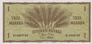 Finland 1 Markka, 1963 image
