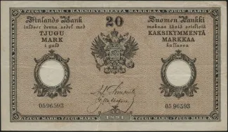 Finland 20 Markkaa, 1894 image