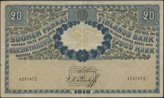 Finland 20 Markkaa, 1918 image
