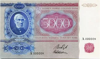 Finland 5.000 Markkaa, 1939 image