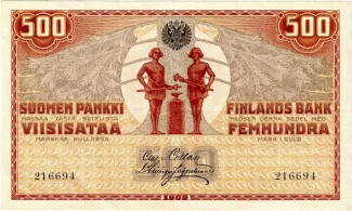 Finland 500 Markkaa, 1909 image