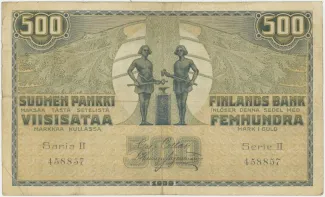Finland 500 Markkaa,, 1909 image
