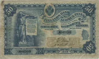 Finland 50 Markkaa, 1898 image