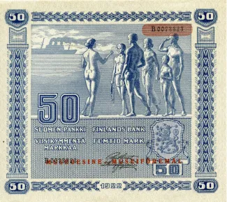 Finland 50 Markkaa, 1922 image