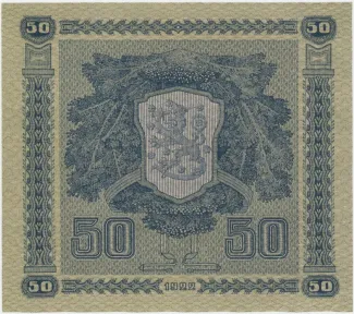 Finland 50 Markkaa,, 1922 reverse