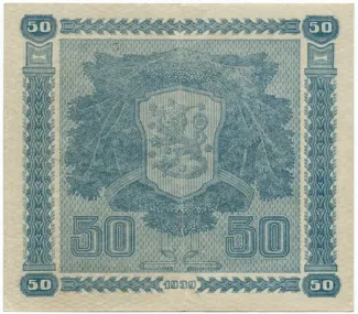 Finland 50 Markkaa,, 1939 reverse