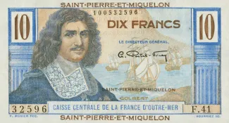 Saint-Pierre and Miquelon 10 Francs, 1950 image