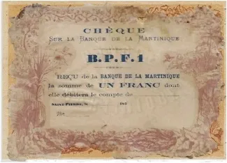 Martinique 1 Franc, 1870 image