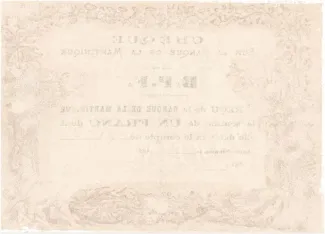 Martinique 1 Franc, 1870-1879 reverse