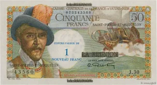 Saint-Pierre and Miquelon 1 Nouveau, 1960 image