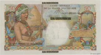 Saint-Pierre and Miquelon 1 Nouveau, 1960 reverse