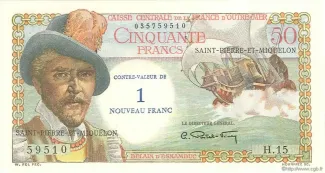 Saint-Pierre and Miquelon 1 Nouveau, 1961 image