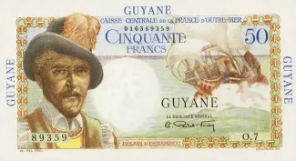 French Guiana 50 Francs, 1947 image