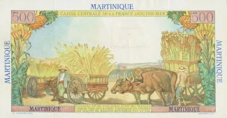Martinique 5 New, 1960-1963 reverse
